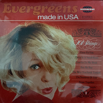 แผ่นเสียง 101 Strings - Evergreens (Vinyl) (VG+)