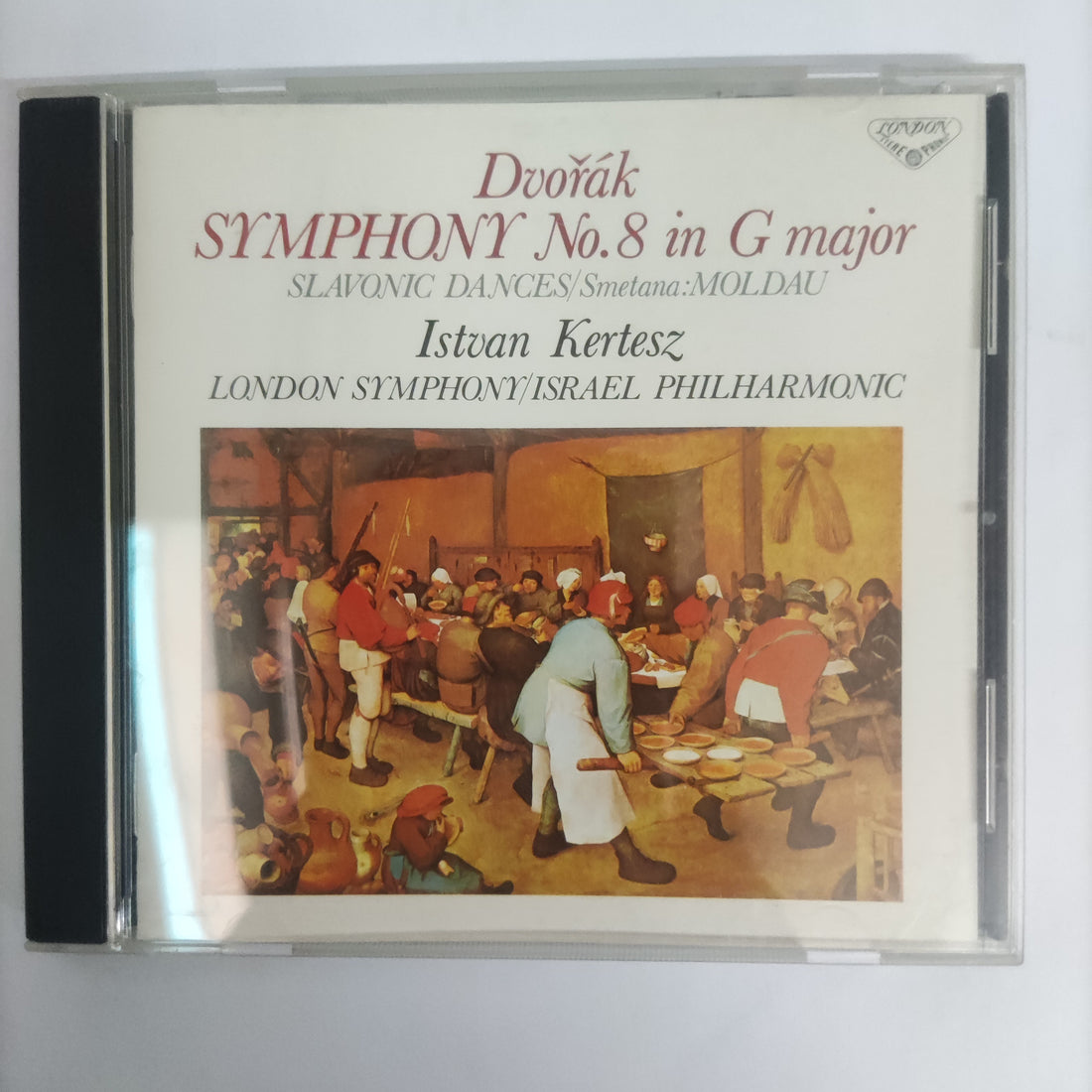 ซีดี Istvan Kertesz - London  Symphony / Israel Philharmonic - Duorák Symphony No.8 In G Major (CD) (VG+)