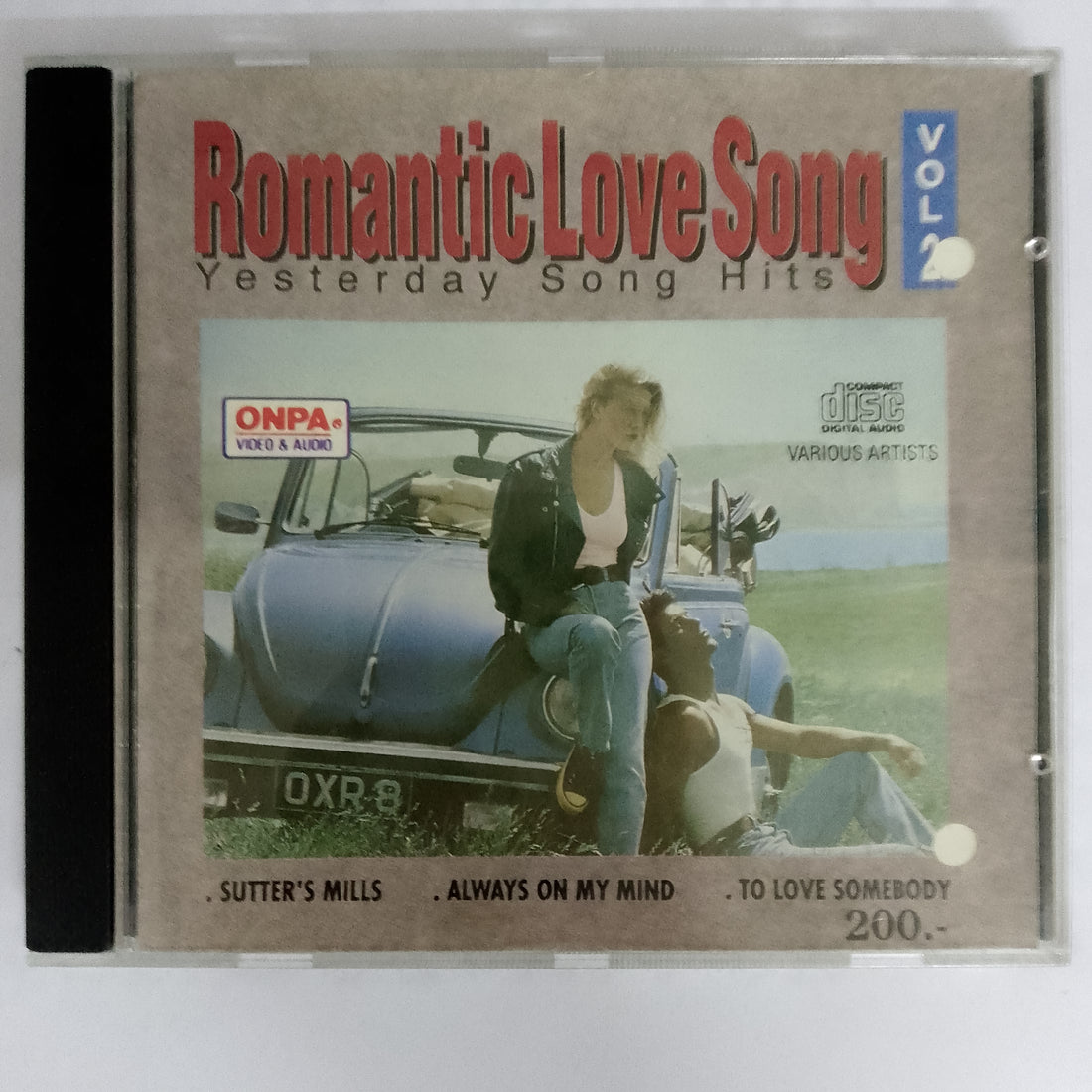 ซีดี Romantic Love Song Vol.2 - Yesterday Song Hits (CD) (VG+)