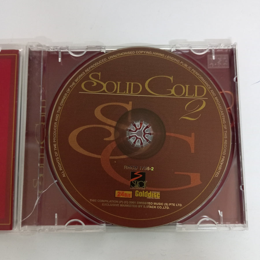 ซีดี Solid Gold 2 - 24 All Time Favourites Original Artists (CD) (VG+) (แผ่นทอง)