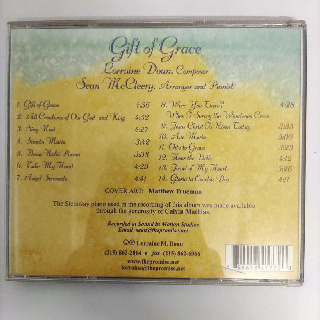 ซีดี Lorraine Doan - Gift Of Grace (CD) (VG+)