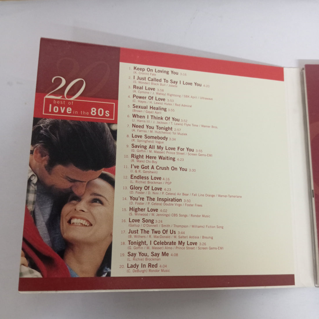 ซีดี The Countdown Singers - 20 Best Of Love In The 80's (CD) (VG)