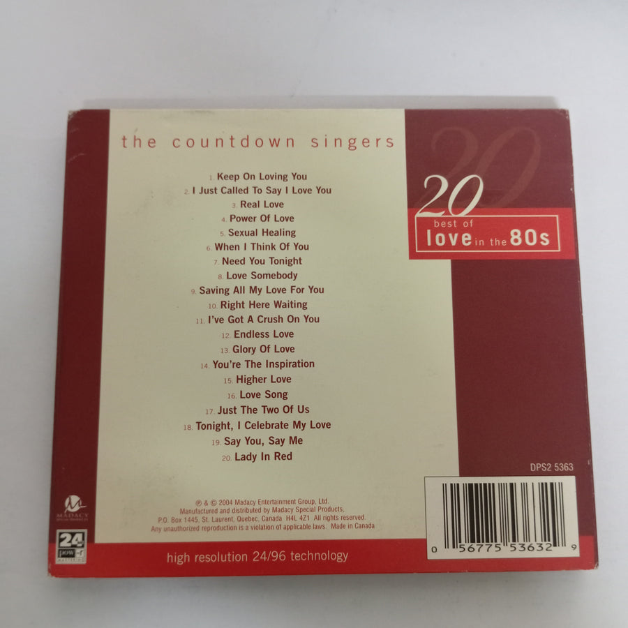 ซีดี The Countdown Singers - 20 Best Of Love In The 80's (CD) (VG)