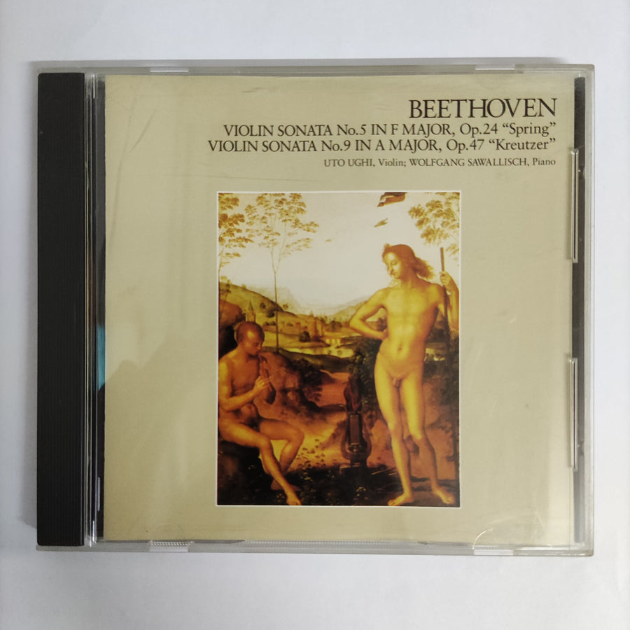 ซีดี UTO UGHI, Wolfgang Sawallisch - Beethoven Violin Sonata No.5,9 In A Major Op.24,47 (CD) (VG+)