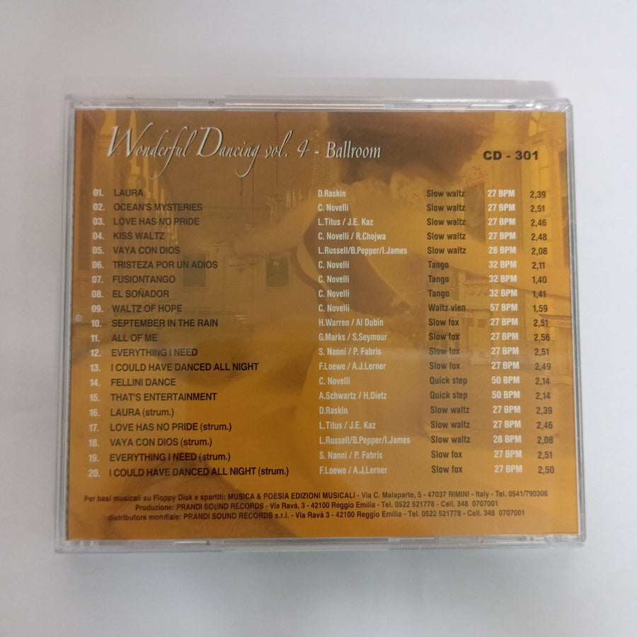 ซีดี Pradi Sound Records - Wonderful Dancing. Vol.4 (CD) (VG+)