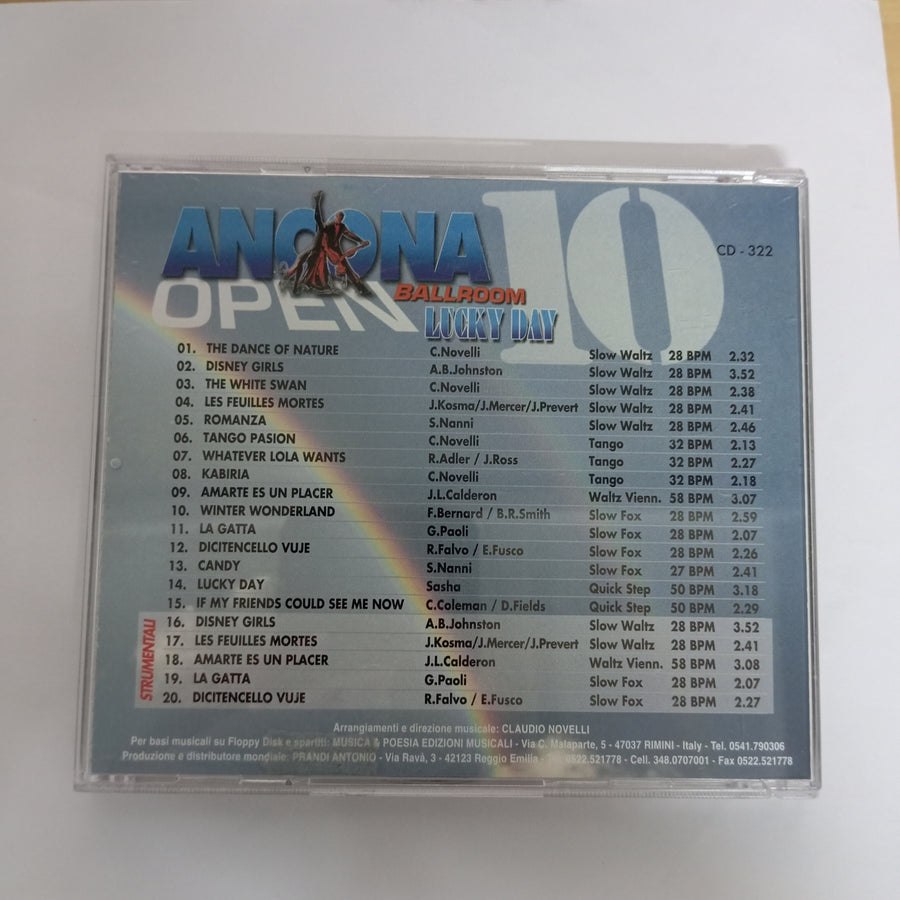 ซีดี Various - Ancona Open Ballroom Vol.10 - Lucky Day (CD) (VG+)