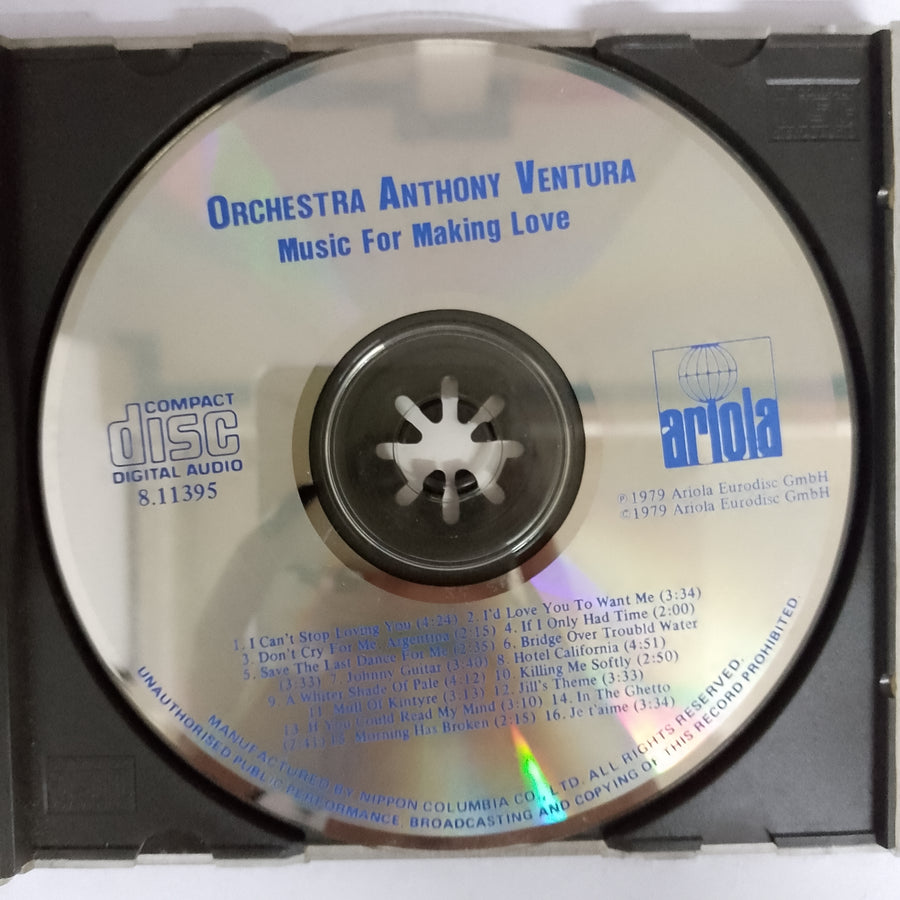 ซีดี Anthony Ventura And His Orchestra – Music For Making Love (CD) (VG)