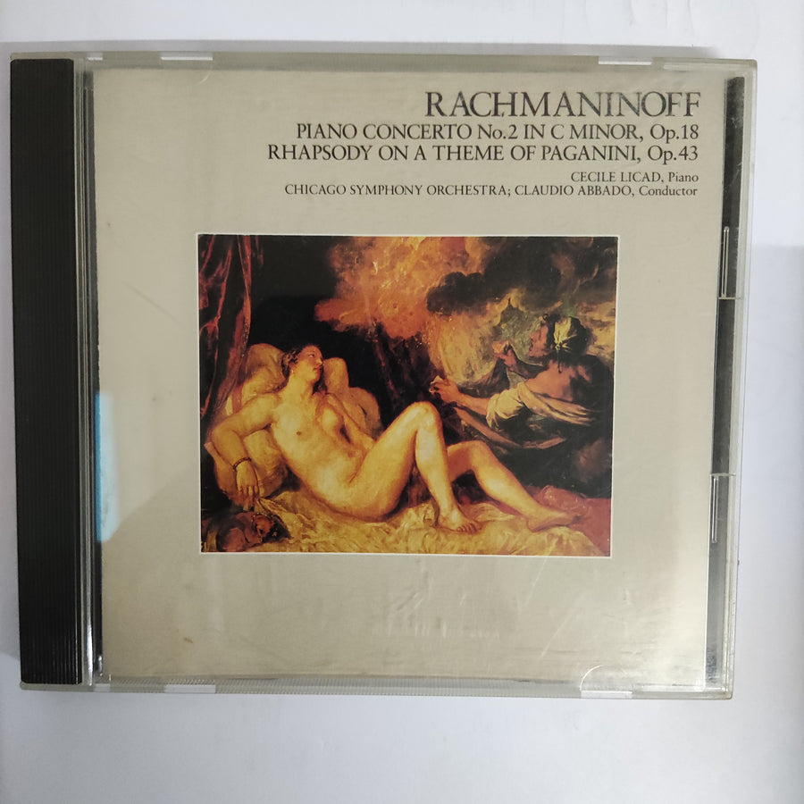 ซีดี CLUADIO ABBADO, Chicago Symphony - Rachmaninoff  Piano Concerto No.2 In C Minor Op.18,43 (CD) (VG)