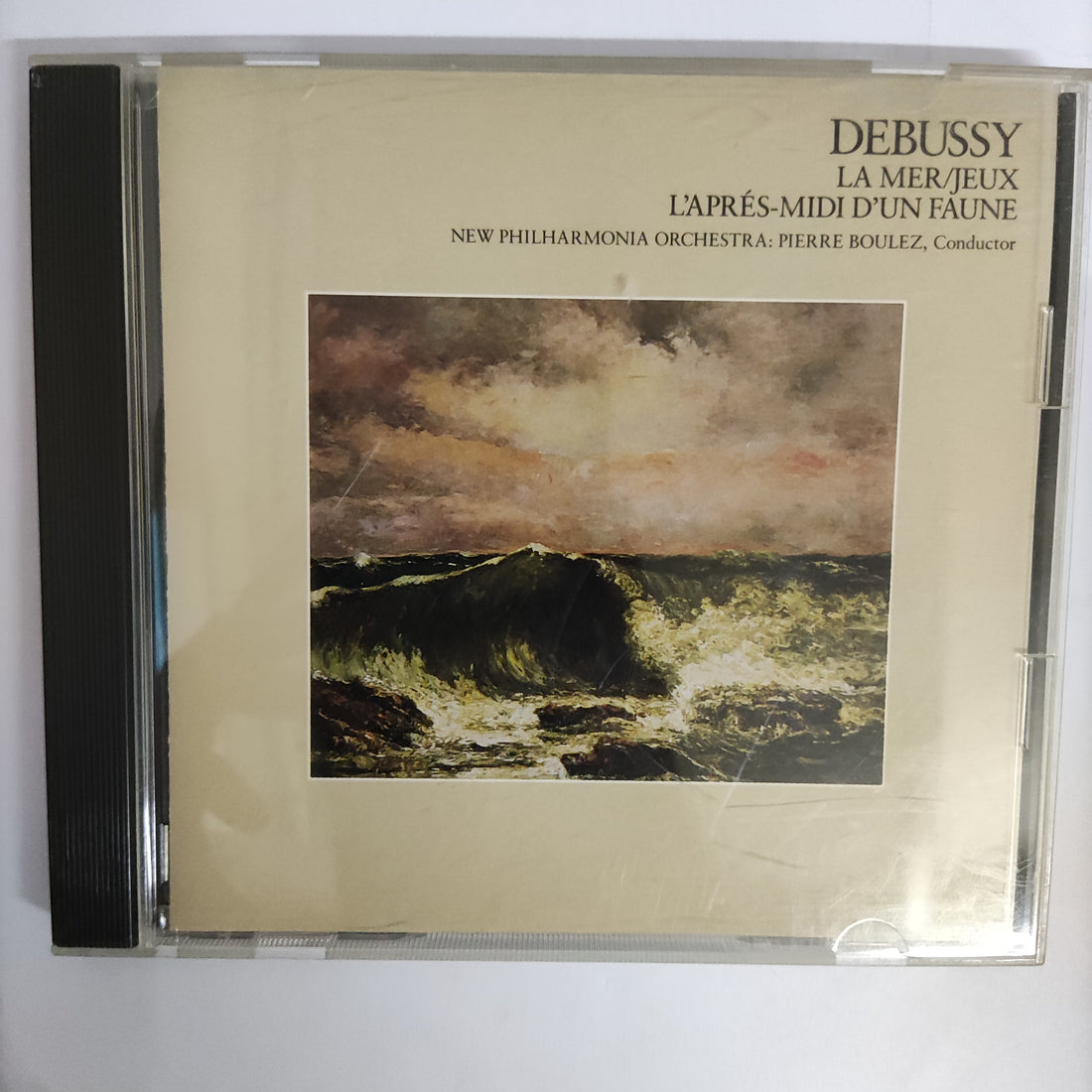 ซีดี PIERRE BOULEZ, New Philharmonia - Debussy La Mer/Jeux - L'aprés-Midi D'Un Faune (CD) (VG+)