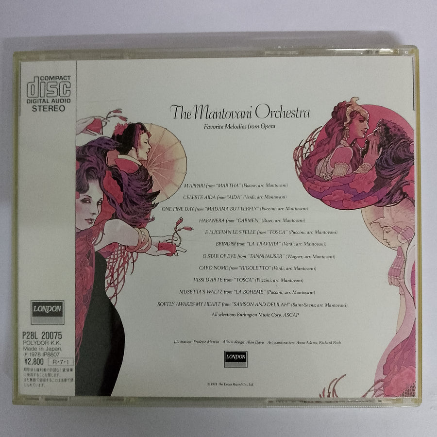 ซีดี  The Mantovani Orchestra - Favorite Melodies From The Opera (CD) (VG+)