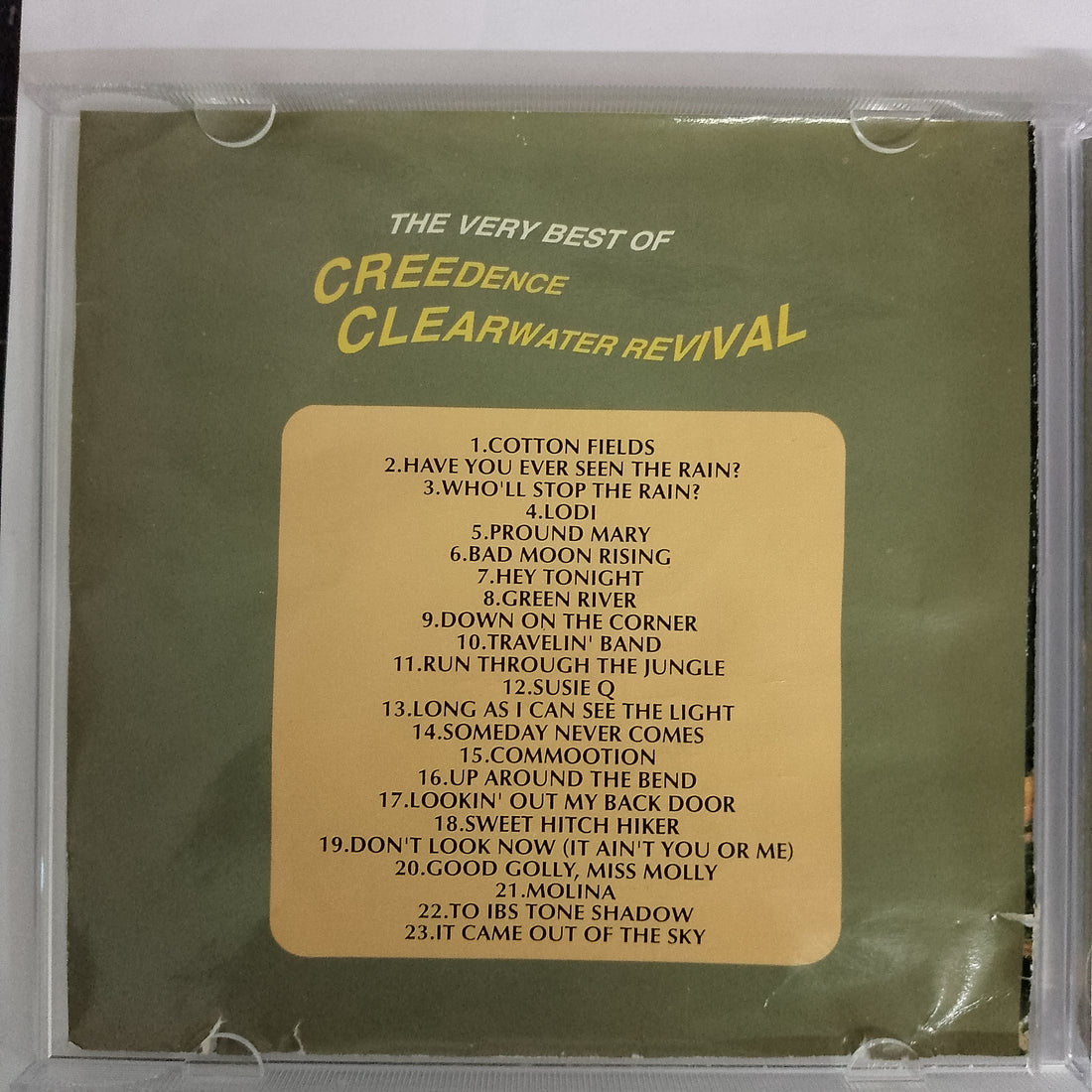 ซีดี Creedence Clearwater Revival – The Very Best Of Creedence Clearwater Revival (CD) (VG+)