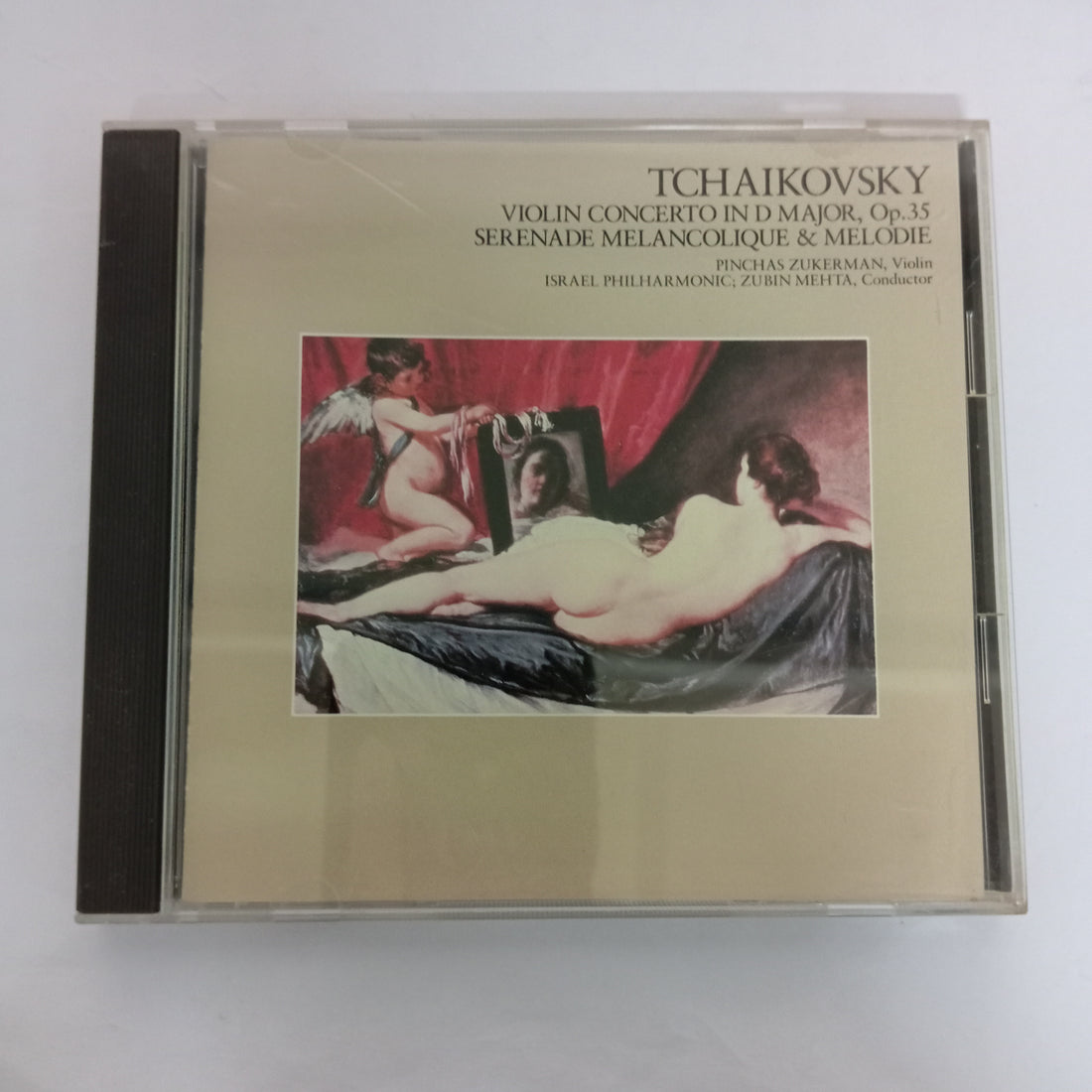 ซีดี ZUBIN MEHTA, Israel Philhamonic, Pinchas Zukerman - Tchaikovsky Violin Concerto In D Major Op.35 (CD) (VG+)