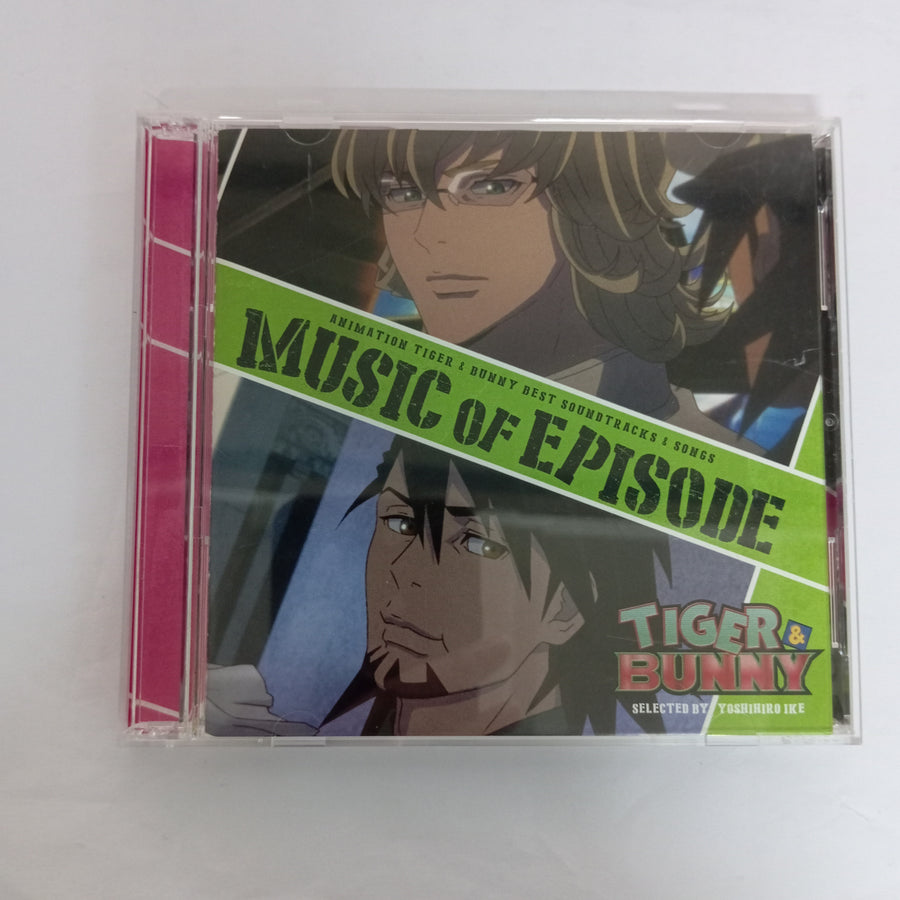 ซีดี Various - Tiger & Bunny Best Soundtracks & Songs Music Of Episode Animation (CD) (VG+) (2CDs)