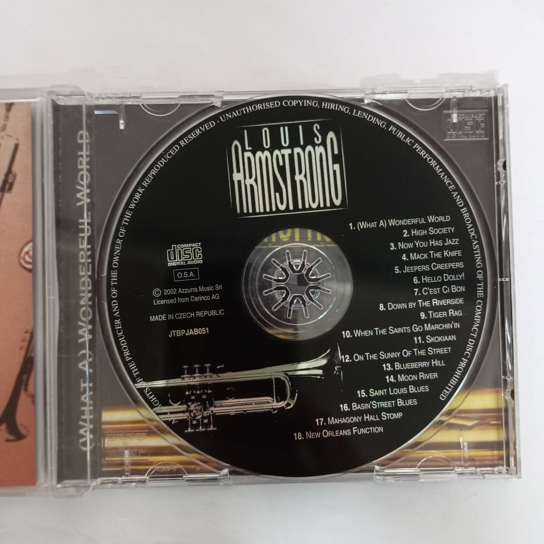 ซีดี Louis Armstrong - What A Wonderful World (CD) (VG)