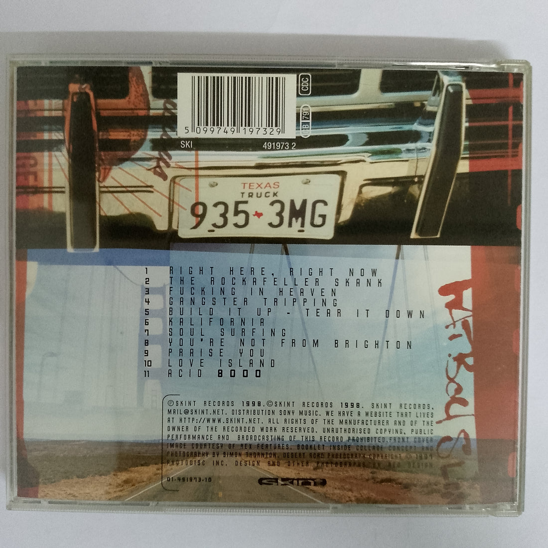 ซีดี Fatboy Slim – You've Come A Long Way, Baby (CD) (VG+)