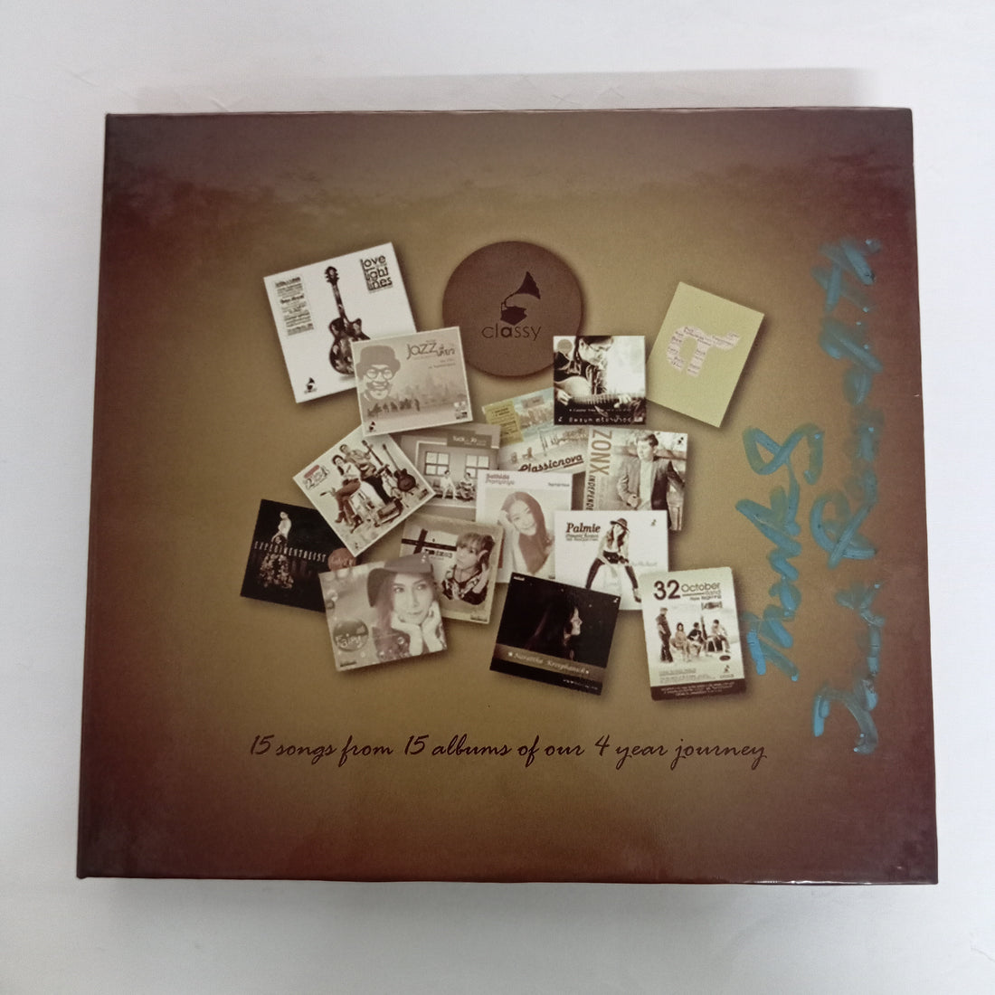 ซีดี Various - 15 Song From 15 Albums of our 4 year Journey (CD) (VG+) (แผ่นสีทอง)