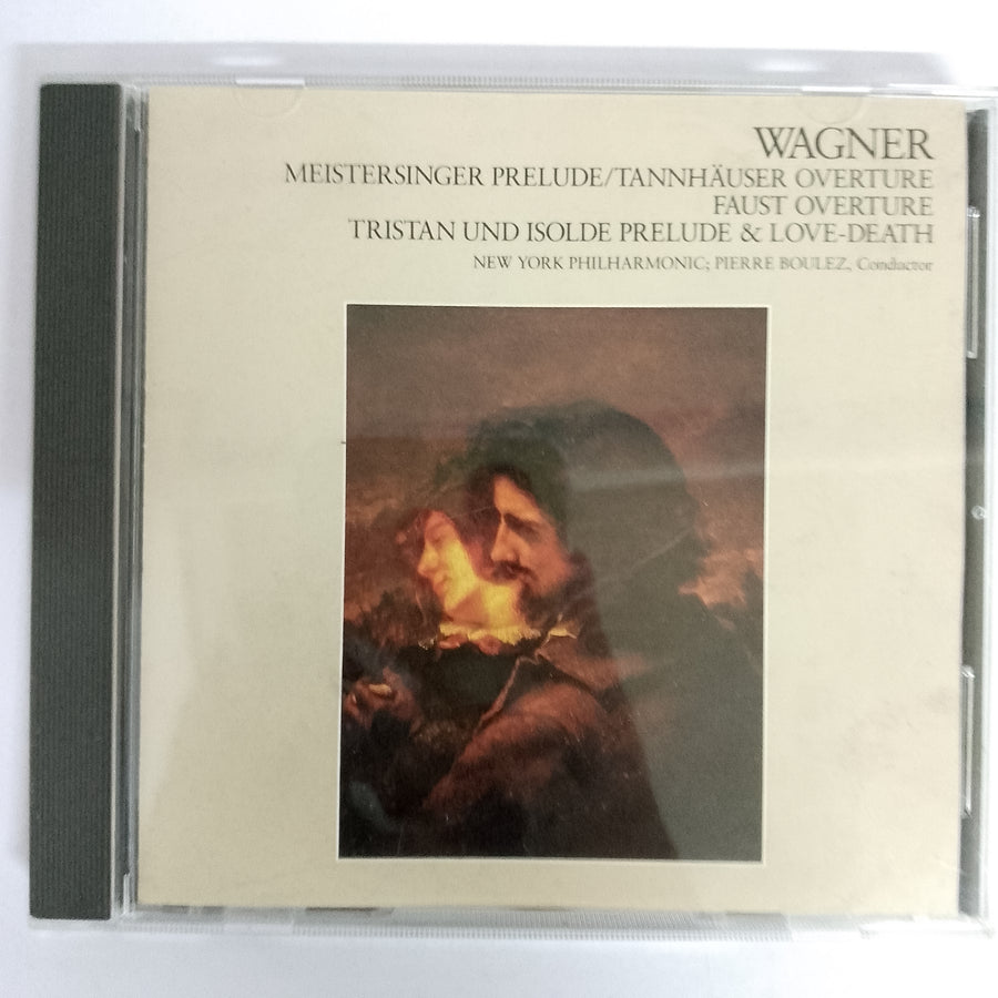 ซีดี PIERRE BOULEZ, New York Philharmonic, Wagner - Meistersinger Prelude/Tannhäuser Overture (CD) (VG+)