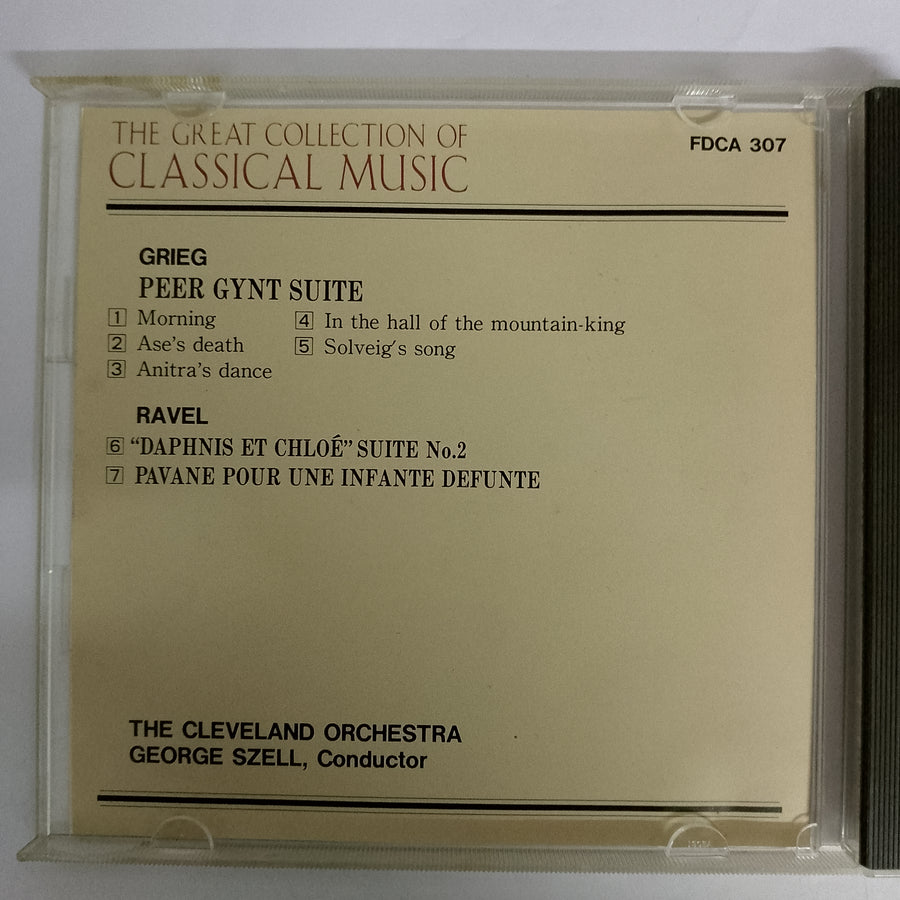 ซีดี GEORGE SZELI, The Cleveland Orchestra, Pavane Pour Une Infante Defunte - Ravel Daphnis et Chloé Suite No.2 - Grieg Peer Gynt Suite (CD) (VG)