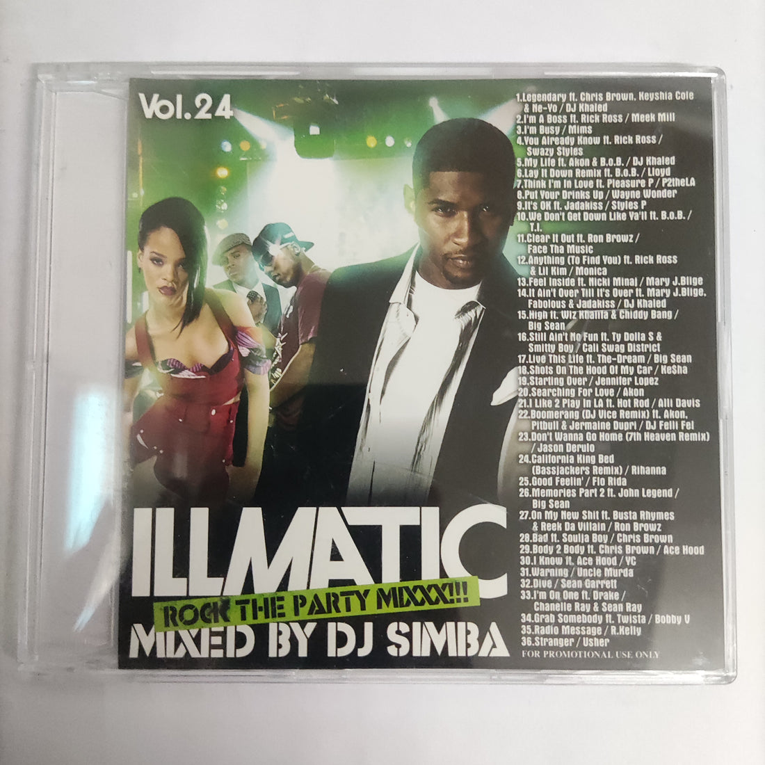 ซีดี Various - ILLMATIC Rock The Party Mixxx Vol.24 (CD) (VG+)