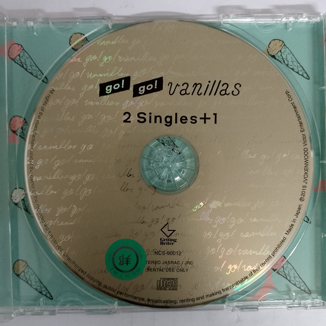 ซีดี Go! Go! Vanillas - 2 Singles+1 (CD) (VG+)