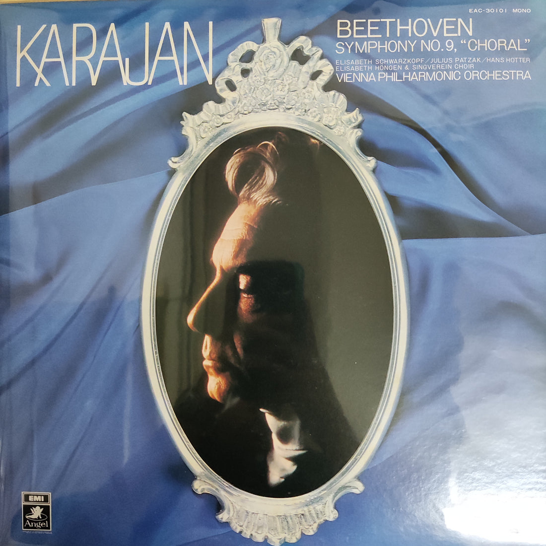 แผ่นเสียง Herbert von Karajan, Wiener Philharmoniker / Ludwig van Beethoven - The Art Of Karajan & V.P.O. Vol 1 Symphony No 9 "Choral" In D Minor Opus 125 (Vinyl) (VG+)