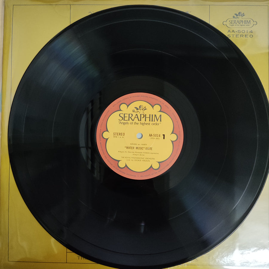 แผ่นเสียง Georg Friedrich Händel - Royal Philharmonic Orchestra, George Weldon - "Water Music" - Suite / "Royal Fireworks" - Suite (Vinyl) (VG+)