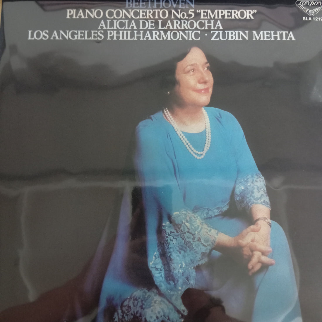 แผ่นเสียง Ludwig van Beethoven, Alicia De Larrocha, Los Angeles Philharmonic Orchestra ∙ Zubin Mehta - Piano Concerto No.5 "Emperor" (Vinyl) (VG+)