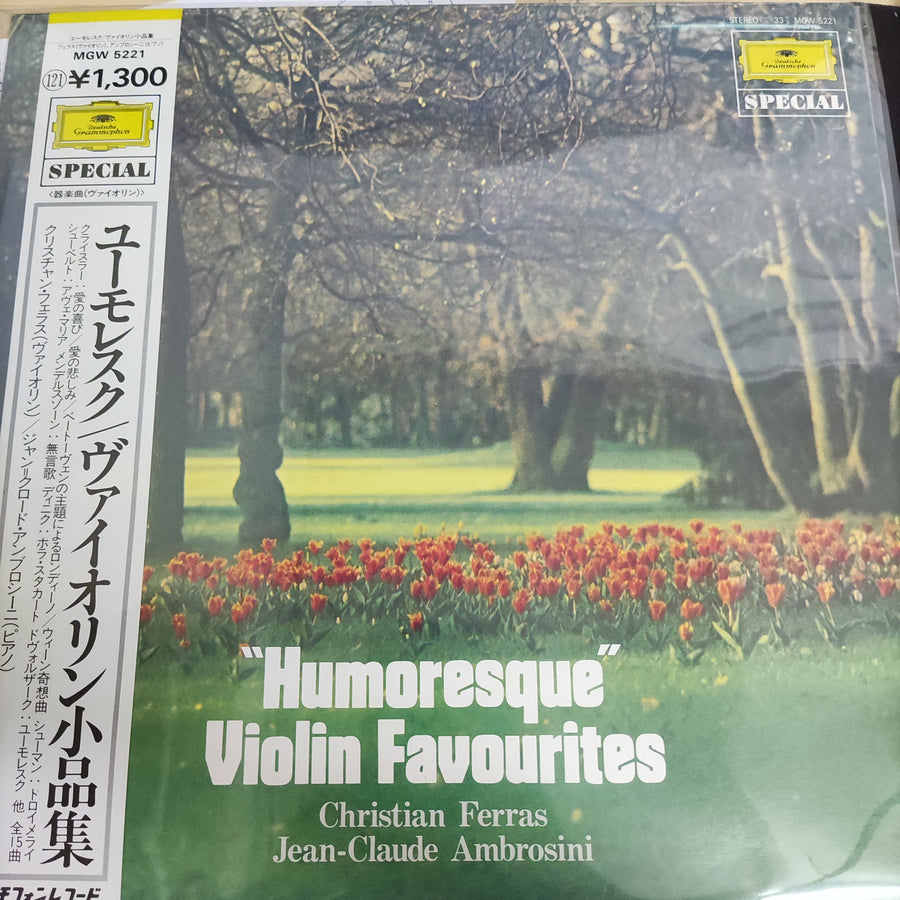 แผ่นเสียง Christian Ferras, Jean-Claude Ambrosini - "Humoresque" Violin Favourites (Vinyl) (VG+)