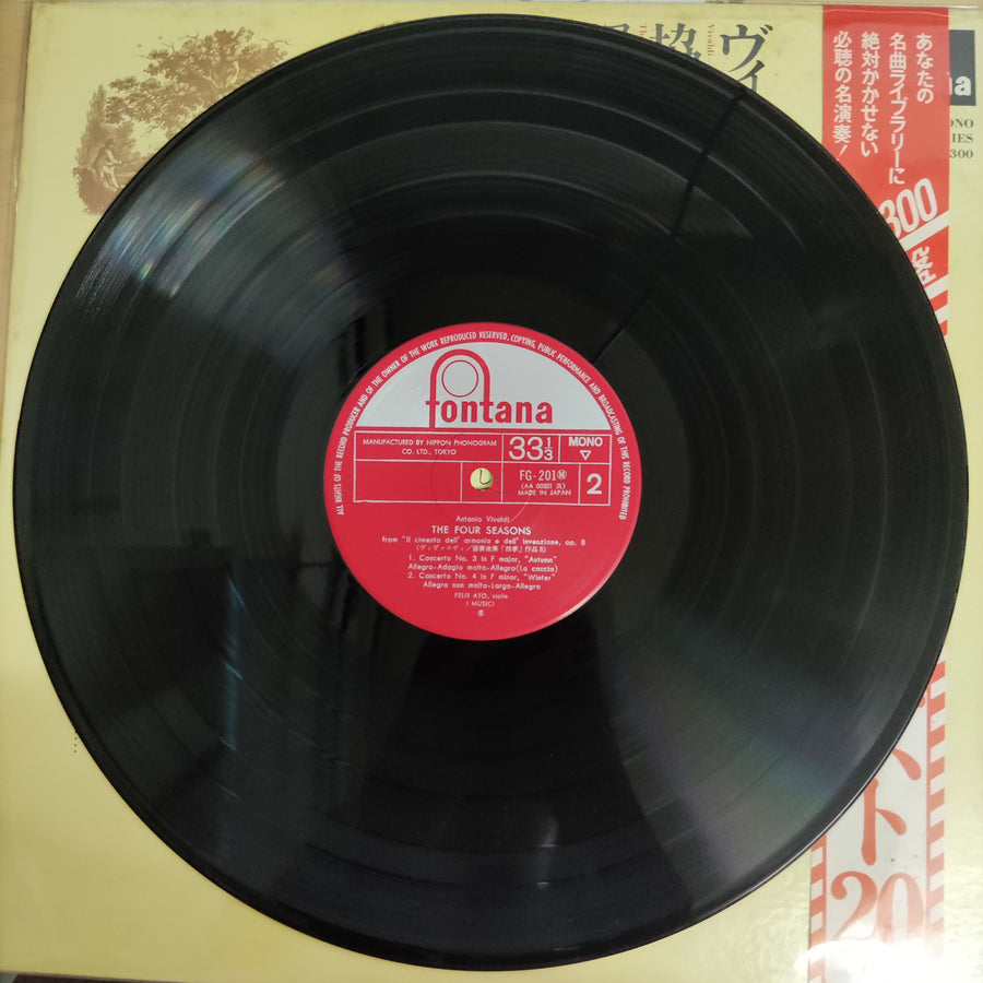 แผ่นเสียง Antonio Vivaldi - I Musici, Félix Ayo - The Four Seasons (Vinyl) (VG+)