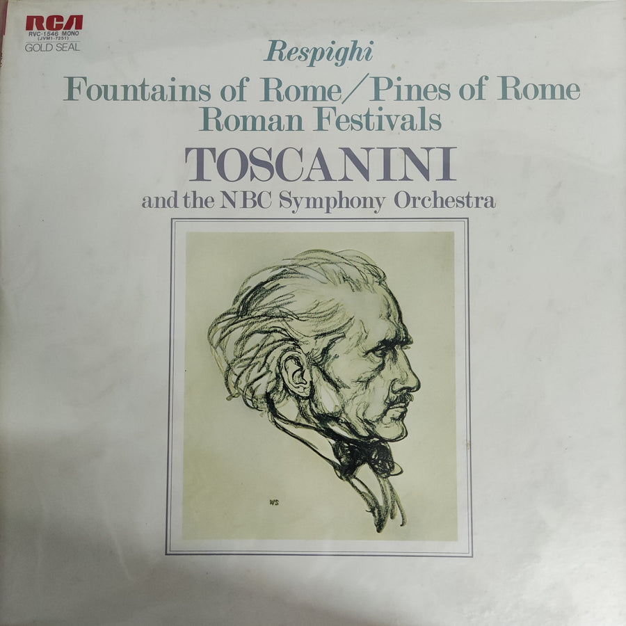 แผ่นเสียง Ottorino Respighi, Arturo Toscanini, NBC Symphony Orchestra - The Pines ... The Fountains Of Rome (Vinyl) (VG+)