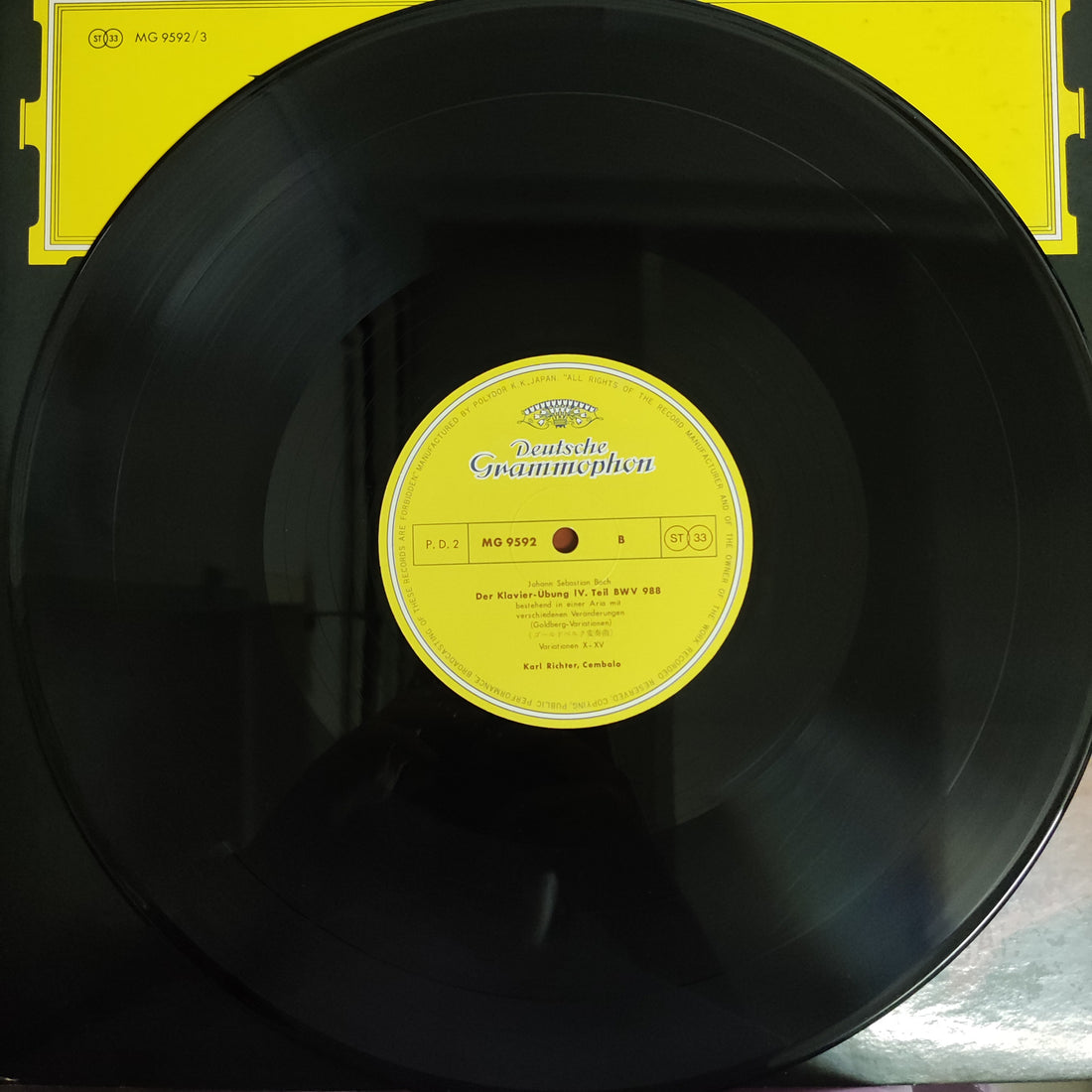 แผ่นเสียง Karl Richter, Johann Sebastian Bach - Goldberg-Variationen (Vinyl) (VG+) (2LPs)