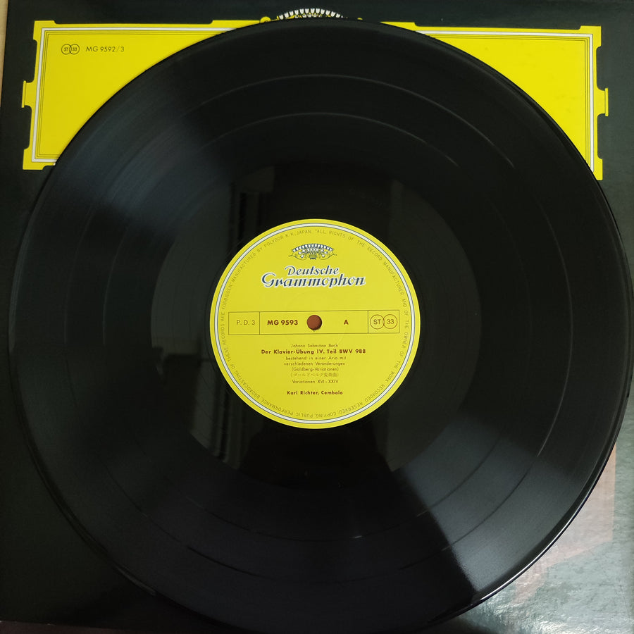 แผ่นเสียง Karl Richter, Johann Sebastian Bach - Goldberg-Variationen (Vinyl) (VG+) (2LPs)