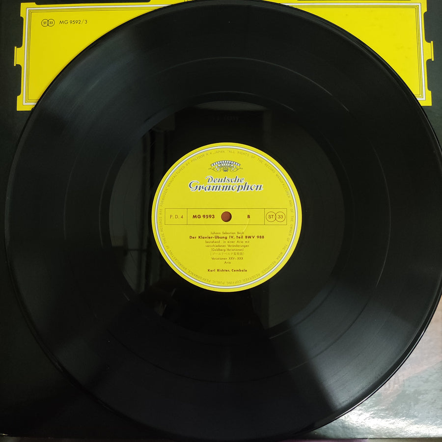 แผ่นเสียง Karl Richter, Johann Sebastian Bach - Goldberg-Variationen (Vinyl) (VG+) (2LPs)