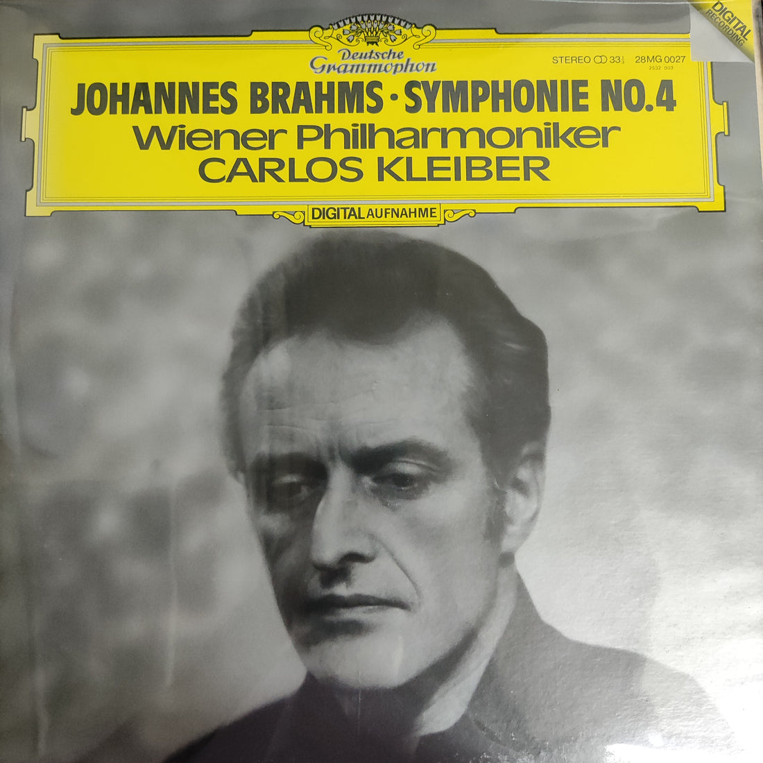 แผ่นเสียง Johannes Brahms - Wiener Philharmoniker, Carlos Kleiber - Symphonie No. 4 (Vinyl) (VG+)