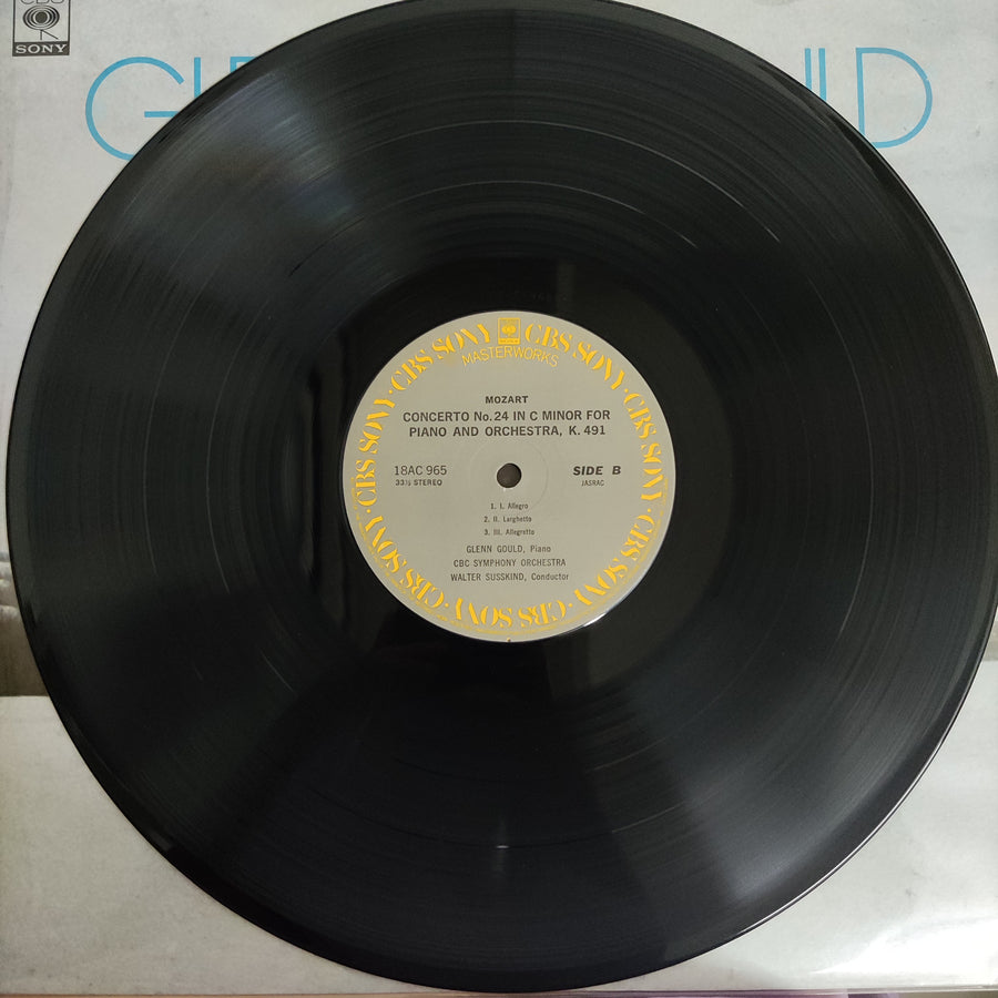 แผ่นเสียง Glenn Gould - Ludwig van Beethoven, Wolfgang Amadeus Mozart - Piano Concerto No. 1, Piano Concerto No. 24 (Vinyl) (VG+)