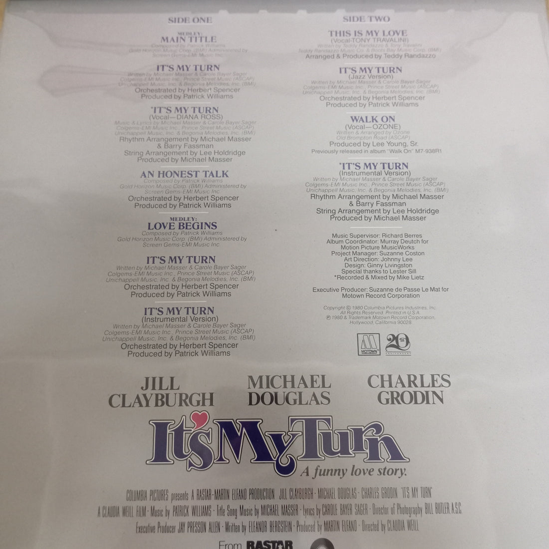 แผ่นเสียง Various - Music From The Original Motion Picture Soundtrack "It's My Turn" (Vinyl) (VG+)