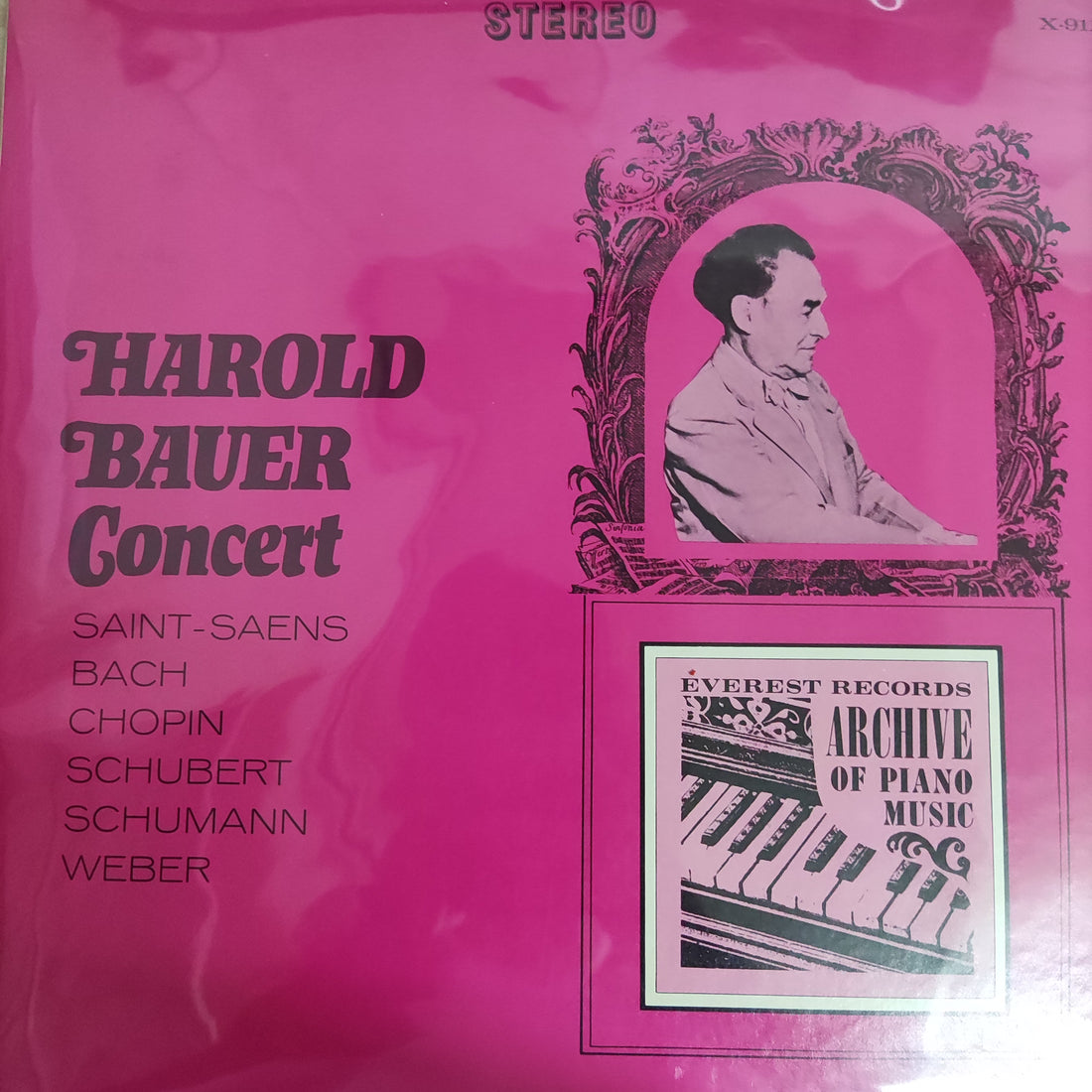 แผ่นเสียง Harold Bauer - Harold Bauer Concert (Vinyl) (VG+)