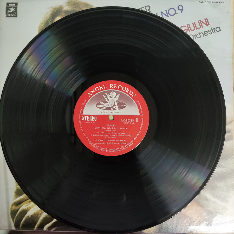 แผ่นเสียง Anton Bruckner, Carlo Maria Giulini, Chicago Symphony Orchestra - Symphony No. 9 In D Minor (Vinyl) (VG+)