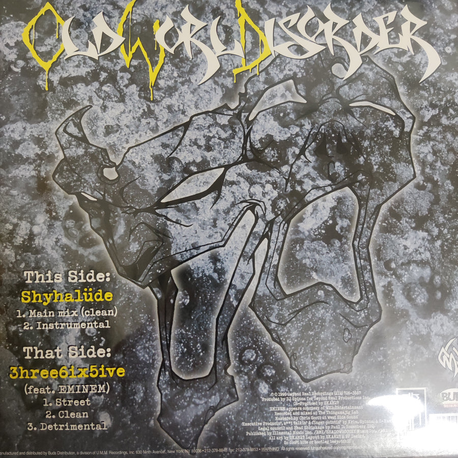 แผ่นเสียง Old World Disorder, Skam2? And Shadowman - Shyhalüde / 3hree6ix5ive (Vinyl) (VG+)