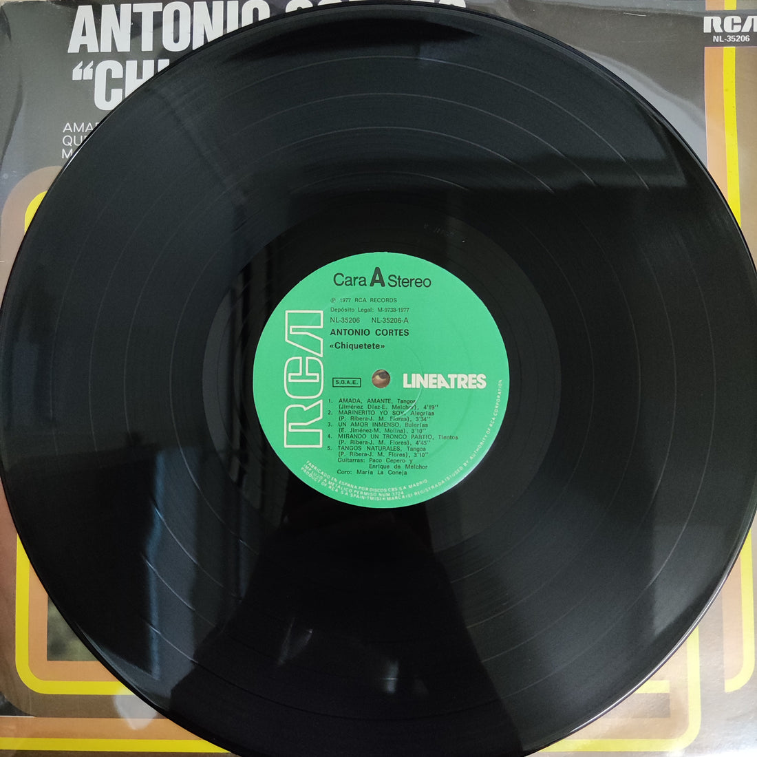 แผ่นเสียง Chiquetete - Antonio Cortés "Chiquetete" (Vinyl) (VG+)