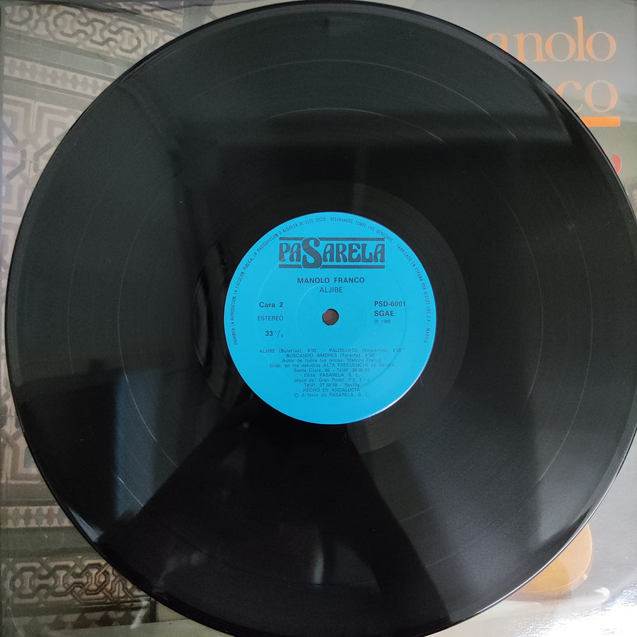 แผ่นเสียง Manolo Franco - Aljibe Vinyl VG+