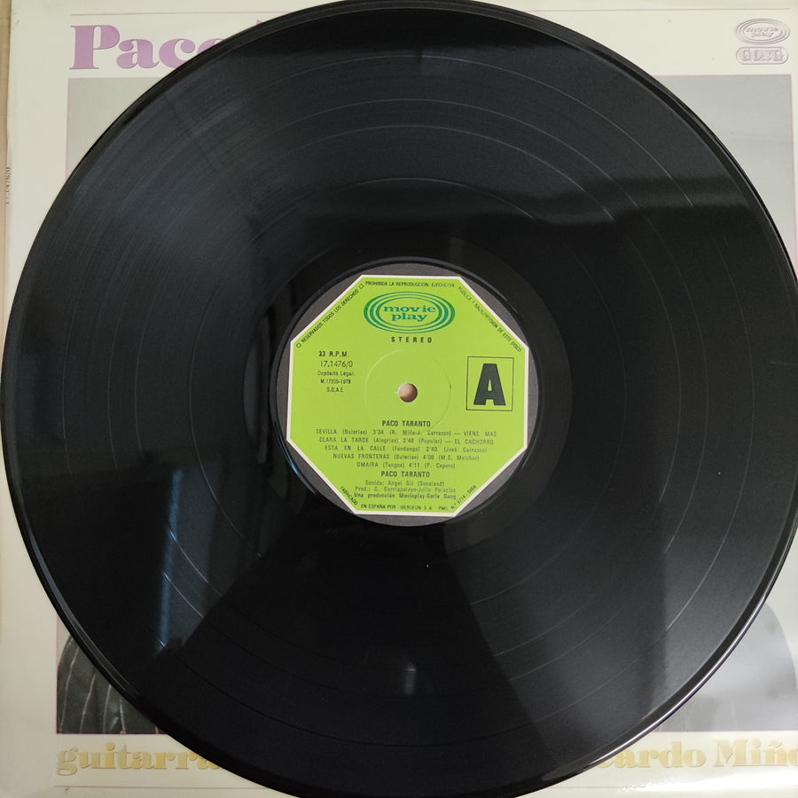 แผ่นเสียง Paco Taranto - Paco Taranto Vinyl VG+