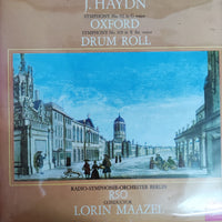 แผ่นเสียง Joseph Haydn, Radio-Symphonie-Orchester Berlin, Lorin Maazel - Symphonie Nr. 92 In G-dur Oxford / Symphonie Nr. 103 In Es-dur Paukenwirbel Vinyl VG+