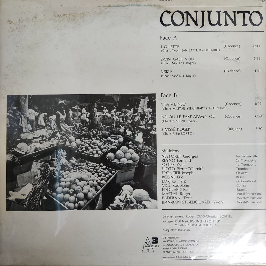 แผ่นเสียง El Conjunto - La Vie Neg' Vinyl VG+