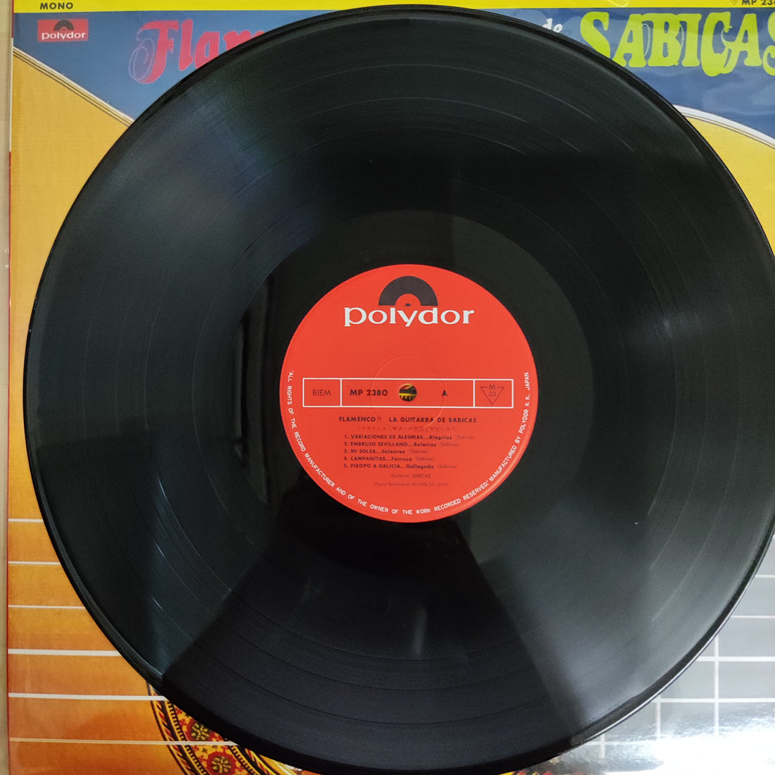 แผ่นเสียง Sabicas = Sabicas - Flamenco !! La Guitarra De Sabicas = フラメンコ・ギターの至芸/サビーカス Vinyl VG+