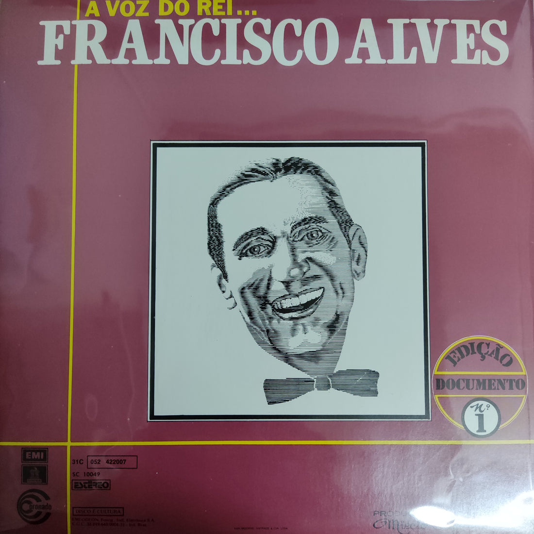 แผ่นเสียง Francisco Alves - A Voz Do Rei... Vinyl VG+