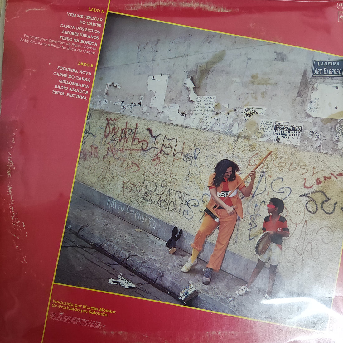 แผ่นเสียง Moraes Moreira - República da Música Vinyl VG+