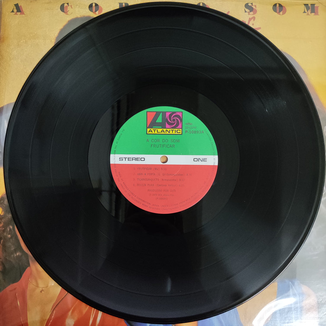 แผ่นเสียง A Cor Do Som - Frutificar Vinyl VG+