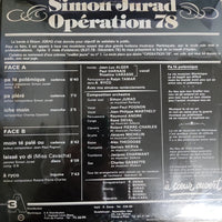 แผ่นเสียง Simon Jurad & Opération 78 - À Cœur Ouvert... Vinyl VG+