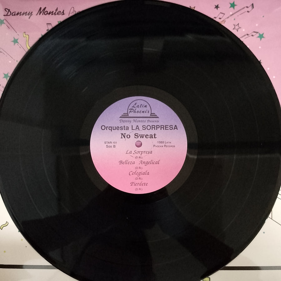 แผ่นเสียง Danny Montes Presenta Orquesta La Sorpresa - No Sweat Vinyl VG+